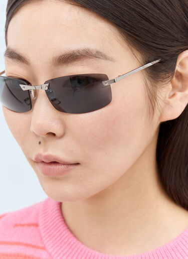 Acne Studios Rimless Sunglasses Black cns0358003