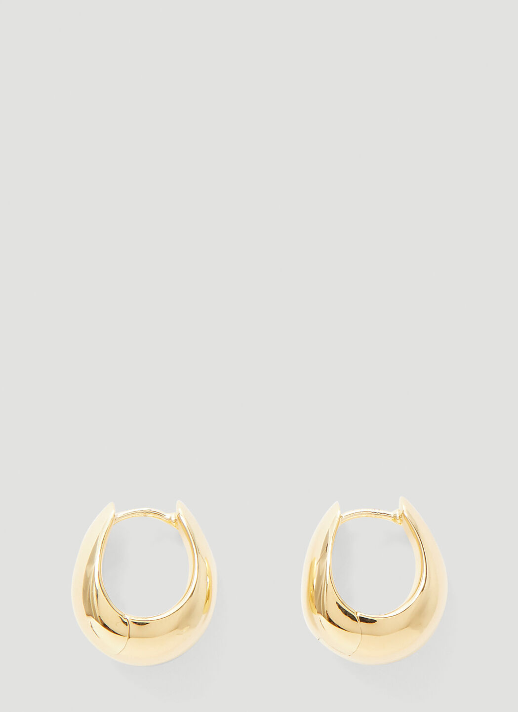 Tom Wood Women's Ice Hoop Medium Earrings in Gold | LN-CC®