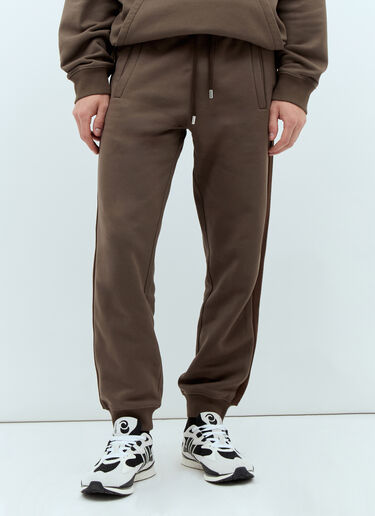 Lanvin Side Curb Track Pants Brown lnv0157004