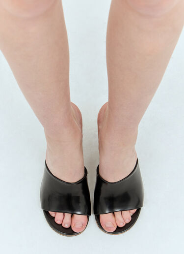 Jacquemus Les Doubles Mules Black jac0258027