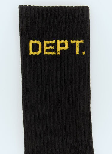 Gallery Dept. Logo Jacquard Socks Black gdp0158017