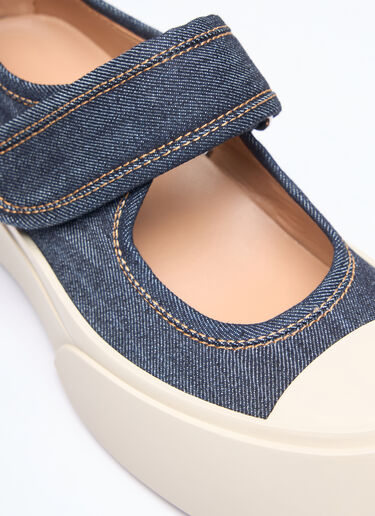 Marni Denim Mary Jane Shoes Blue mni0257041