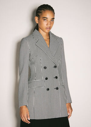 Dolce & Gabbana Houndstooth Blazer White dol0257004