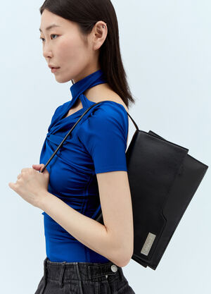 Coperni Leather Folder Shoulder Bag Black cpn0255010