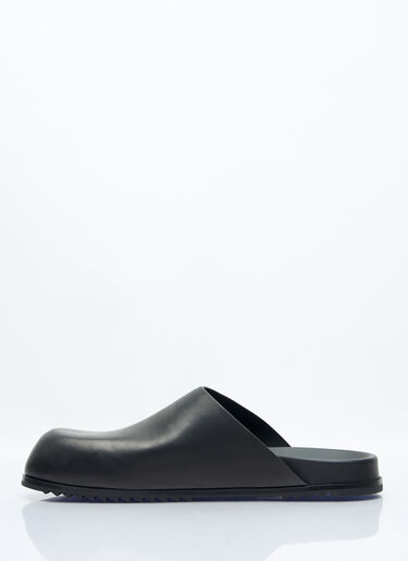 Rick Owens Leather Mules Black ric0157027