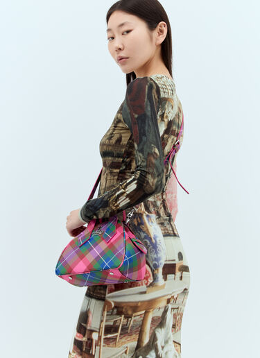 Vivienne Westwood 스몰 야스민 핸드백 핑크 vvw0257007