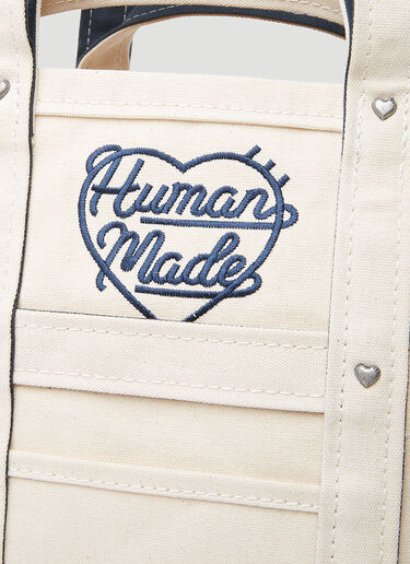 Human Made Canvas Tote Bag Cream hmd0152026
