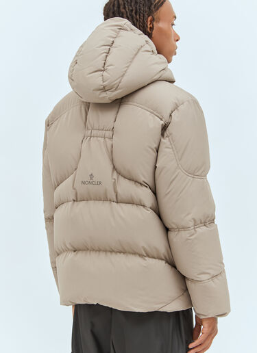 Moncler Peller Short Down Jacket Beige mon0158003