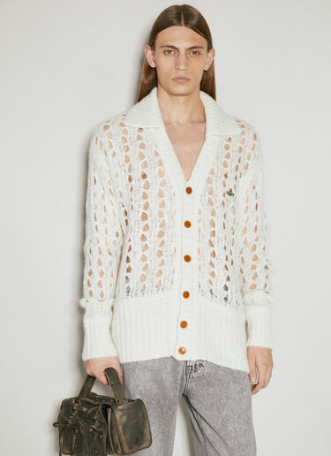 Vivienne Westwood Lacework Cardigan Cream vvw0154007