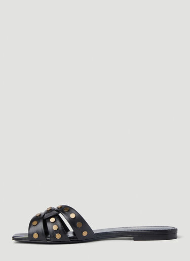 Saint Laurent Tribute Studded Sandals Black sla0251182