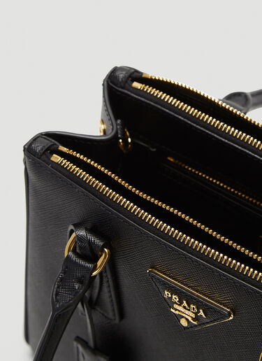 Prada Galleria Mini Tote Bag in Black
