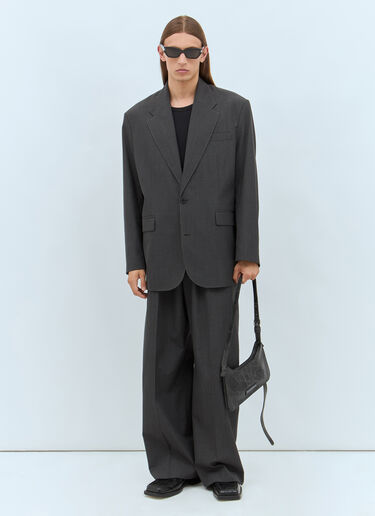 Acne Studios プラットミニショルダーバッグ ブラック acn0357005