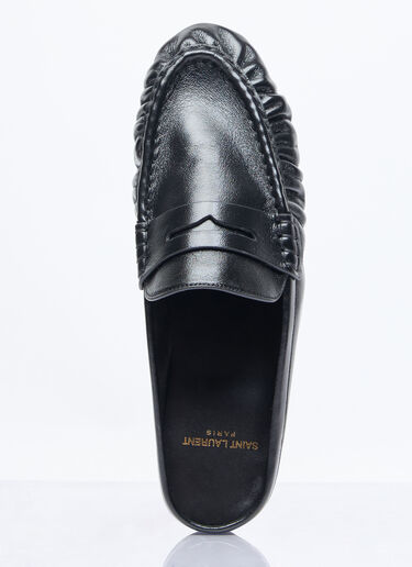 Saint Laurent Loafer Mules Black sla0257049