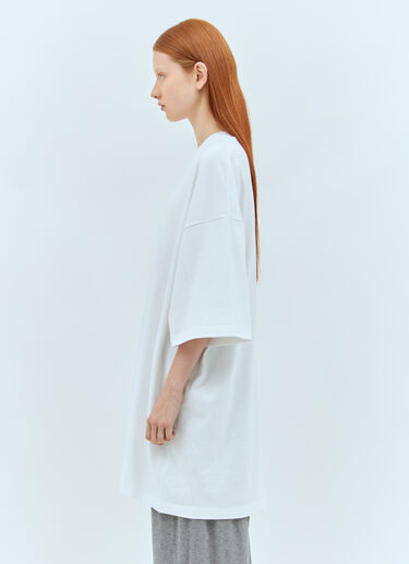 The Row Isha Oversized T-Shirt White row0257005