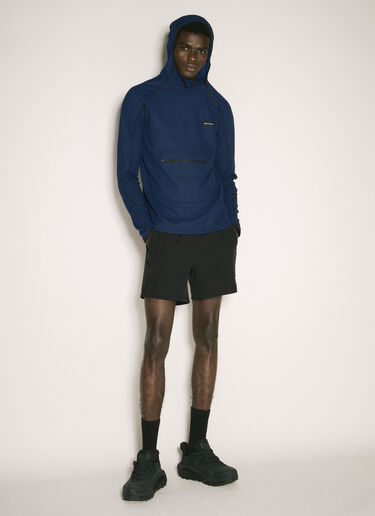 District Vision Hooded Running Mudlayer Sweater Navy dtv0158005