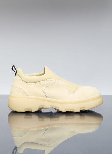 Burberry Suede Foam Sneakers Yellow bur0155066