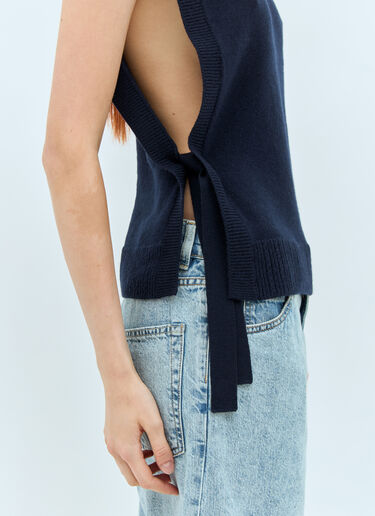 A.P.C. Wool Vest Blue apc0257002