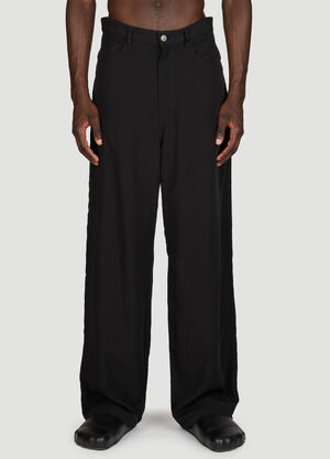 Balenciaga 5-Pocket Baggy Pants Black bal0157003