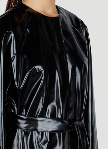 Acne Studios ハイグロス ベルトコート ブラック acn0252024