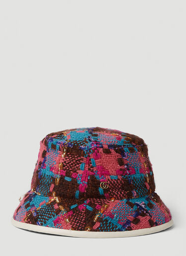 Gucci Check Tweed Bucket Hat Multicolour guc0251271