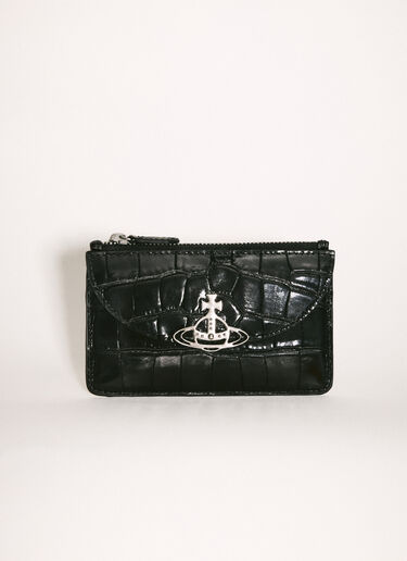 Vivienne Westwood ハーフムーンカードホルダー  ブラック vvw0258001