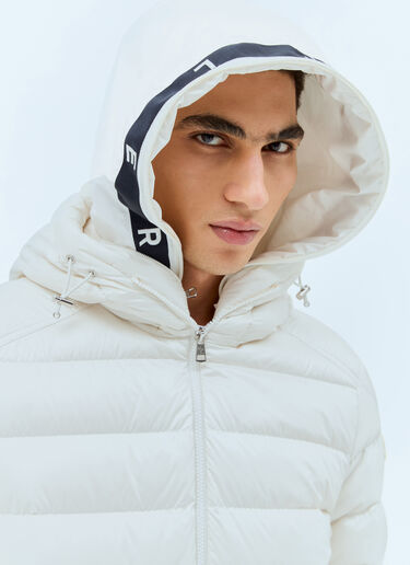 Moncler Besines Short Down Jacket White mon0157001