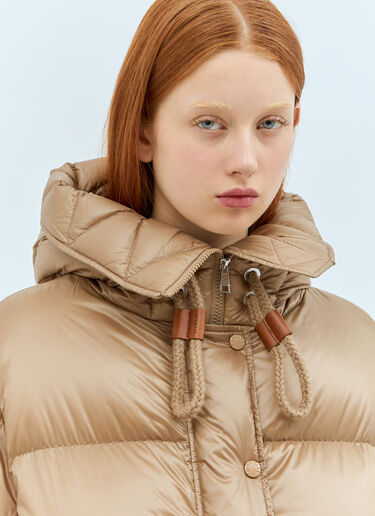 Moncler Borey Short Down Jacket Beige mon0258006