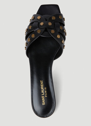 Saint Laurent Tribute Studded Sandals Black sla0251182