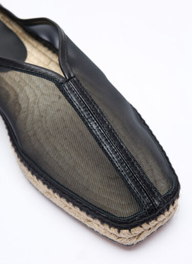 TOTEME The Espadrille Slippers Black tot0257039