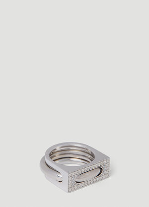 Tom Wood Cage Ring Silver tmw0255001
