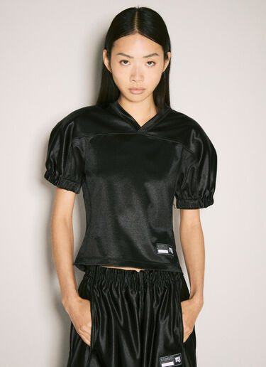 Alexander Wang Fitted Football Top Black awg0257012