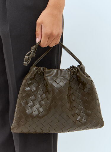 Bottega Veneta ドローストリングポーチ  グリーン bov0257080