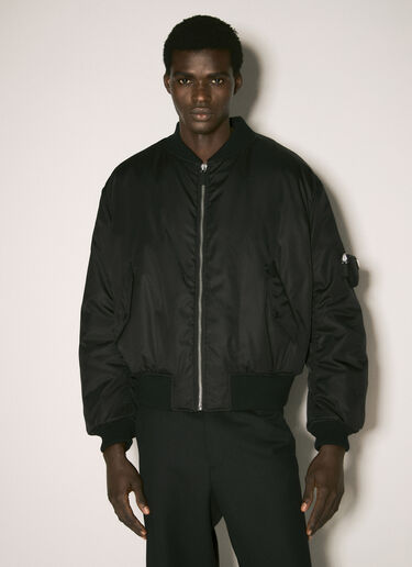 Prada Re-Nylon Bomber Jacket Black pra0157001