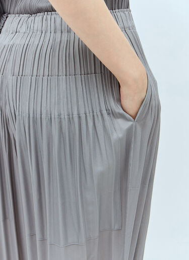 Pleats Please Issey Miyake Pleated Balloon Pants Grey plp0257036