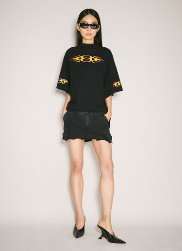 Balenciaga Cargo Mini Skirt Black bal0257022