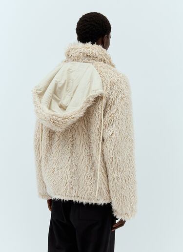 Marni Fuzzy Knit Jacket Beige mni0157006