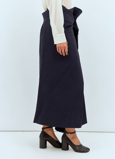 Issey Miyake Enclothe Skirt Blue ism0258001