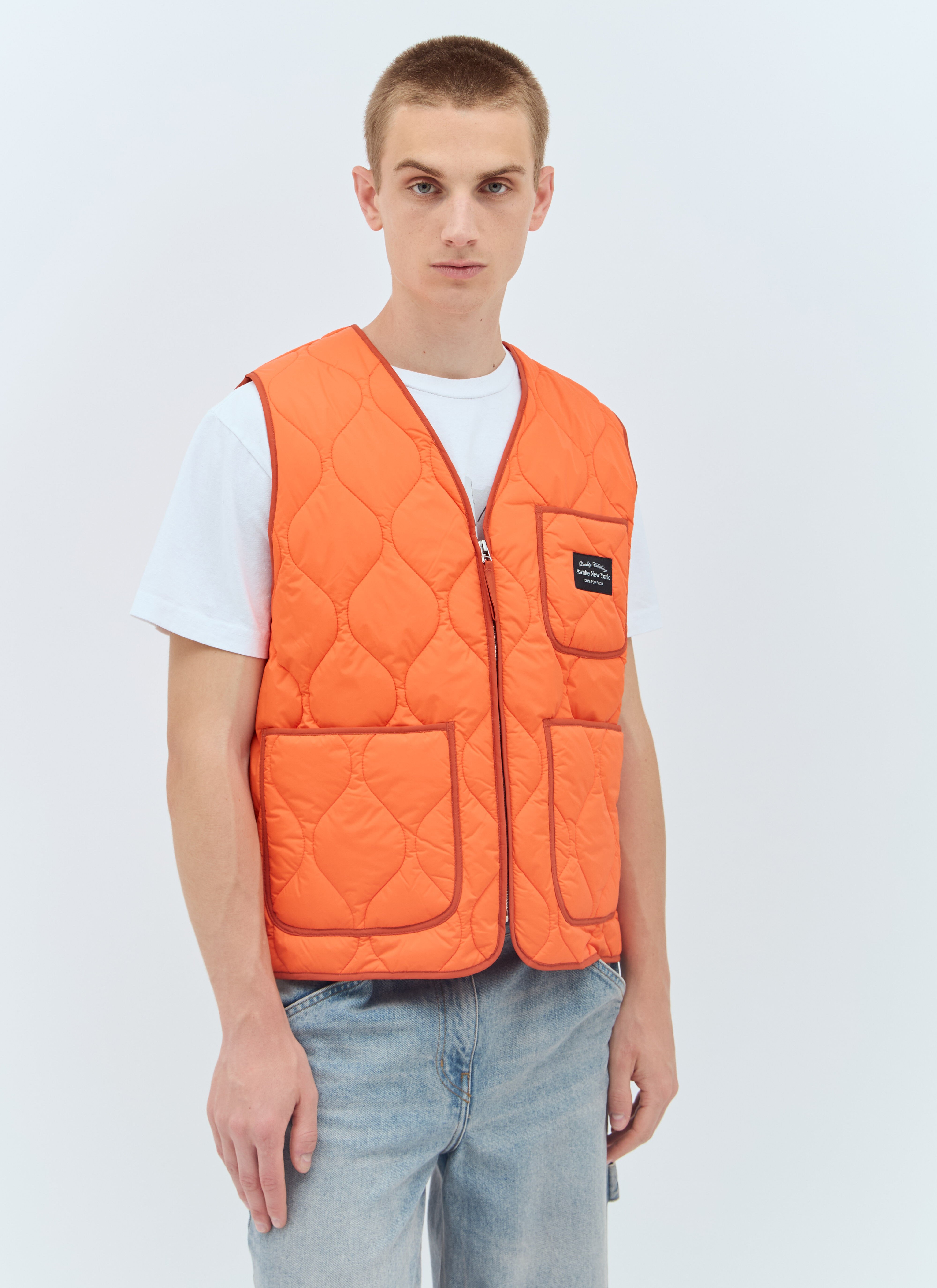 Marni Padded Quilted Vest Beige mni0157006
