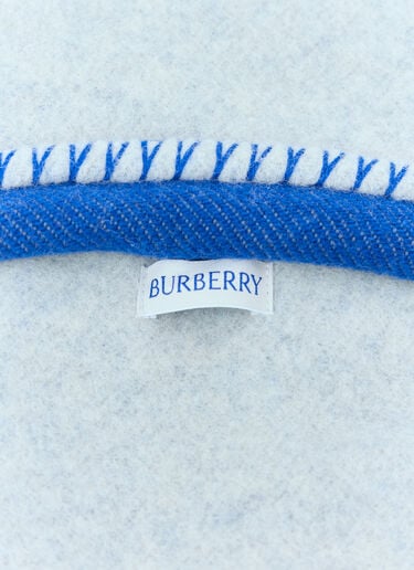 Burberry EKD Wool Cushion Blue bur0155115