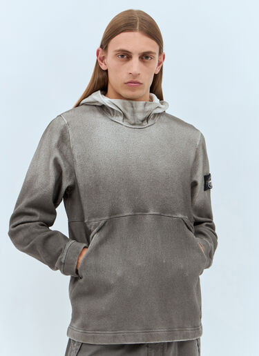 Stone Island Ombre Hooded Sweatshirt Grey sto0158003