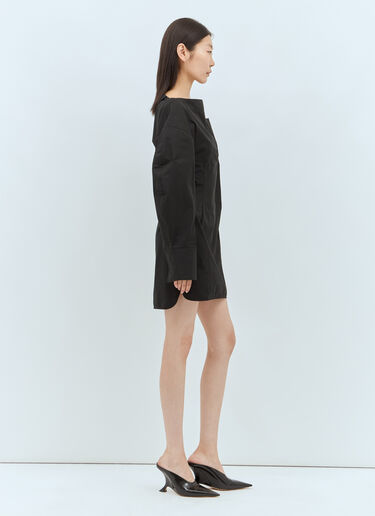 Jacquemus La Robe Chemise Casaco Dress Black jac0258013