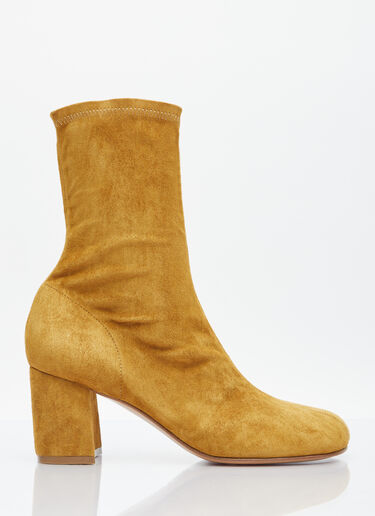 Dries Van Noten Suede Boots Camel dvn0254032