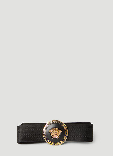 Versace Gianni Ribbon Hair Clip Black ver0255018