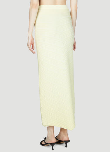 Bottega Veneta Knit Midi Skirt Yellow bov0255012