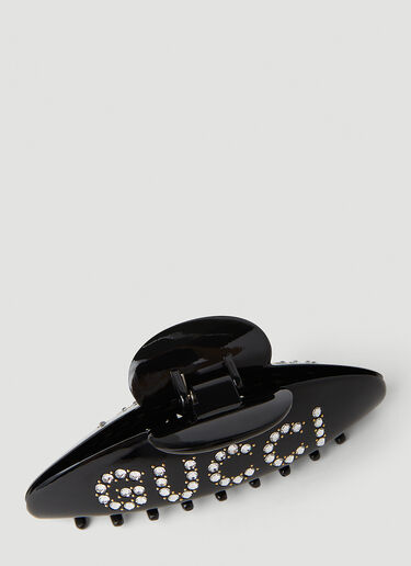 Gucci Embellished Hair Claw Black guc0253169