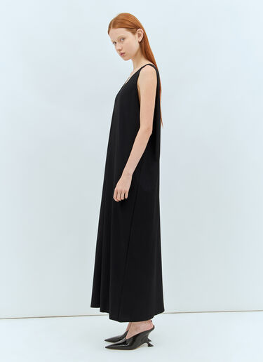 The Row Agla Maxi Dress Black row0257013