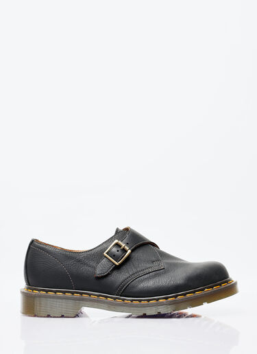 Dr. Martens 1461 Monk Natural Tumble Leather Shoes Black drm0156013