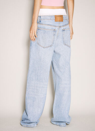 Alexander Wang Brief Waistband Balloon Jeans Blue awg0257031