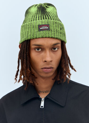 Stüssy Workgear Spray Cuff Beanie Hat Green sts0154019