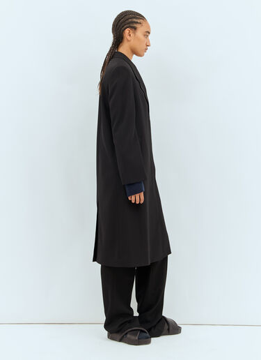 The Row Elea Wool Coat Black row0258009